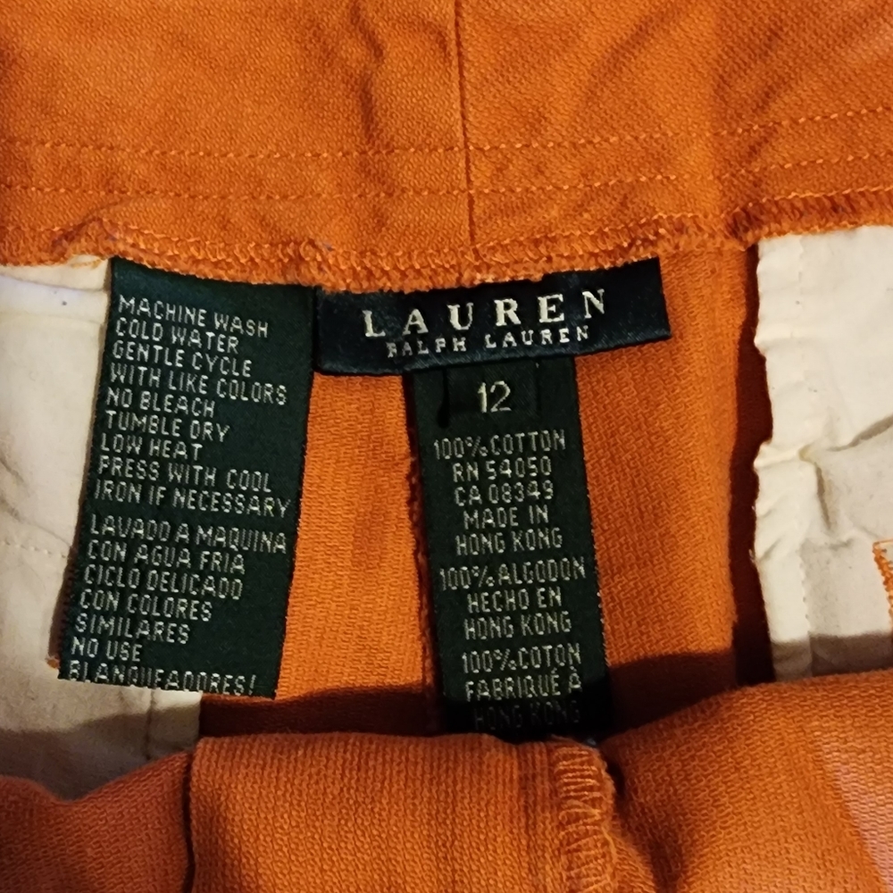 Ralph Lauren shorts sz 12.   #319 - Picture 4 of 5